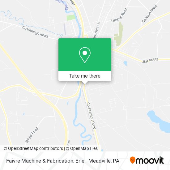 Faivre Machine & Fabrication map