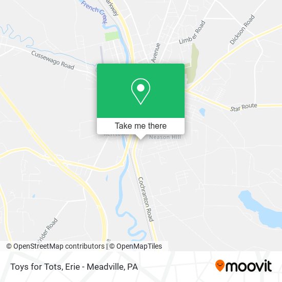 Toys for Tots map