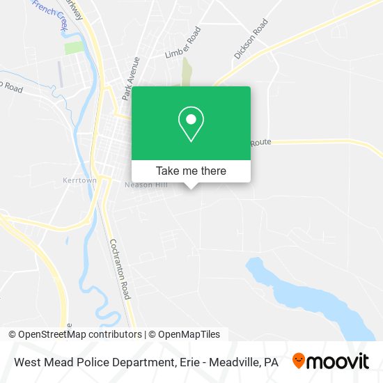 Mapa de West Mead Police Department