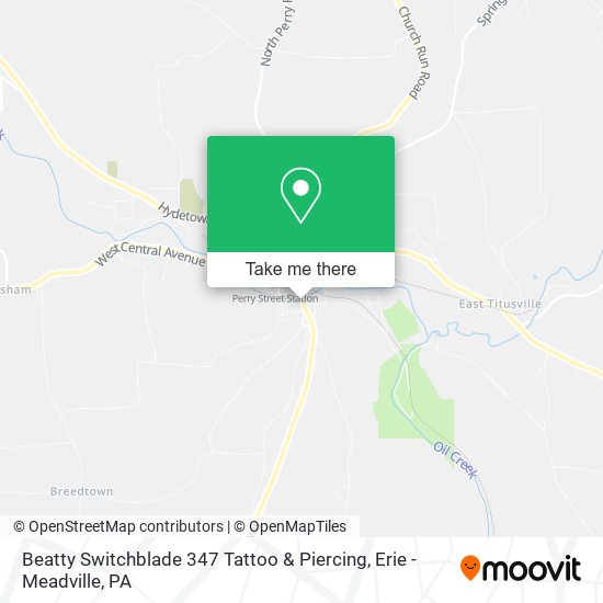 Beatty Switchblade 347 Tattoo & Piercing map