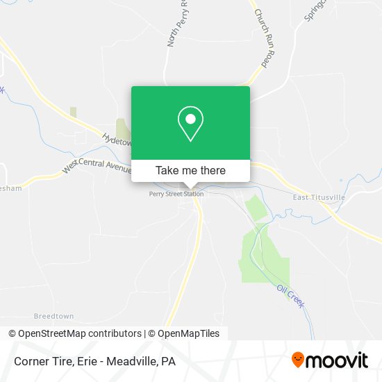 Corner Tire map