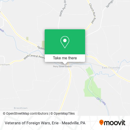Veterans of Foreign Wars map