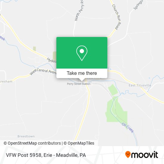 Mapa de VFW Post 5958