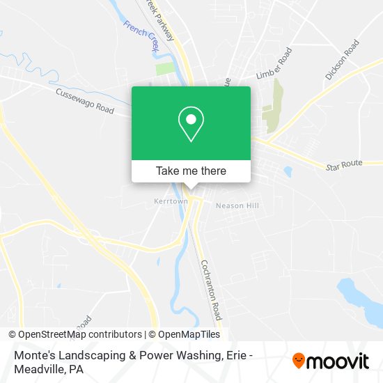 Mapa de Monte's Landscaping & Power Washing