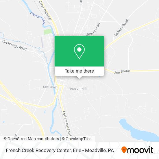 Mapa de French Creek Recovery Center