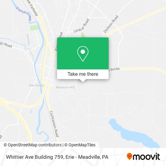 Mapa de Whittier Ave Building 759