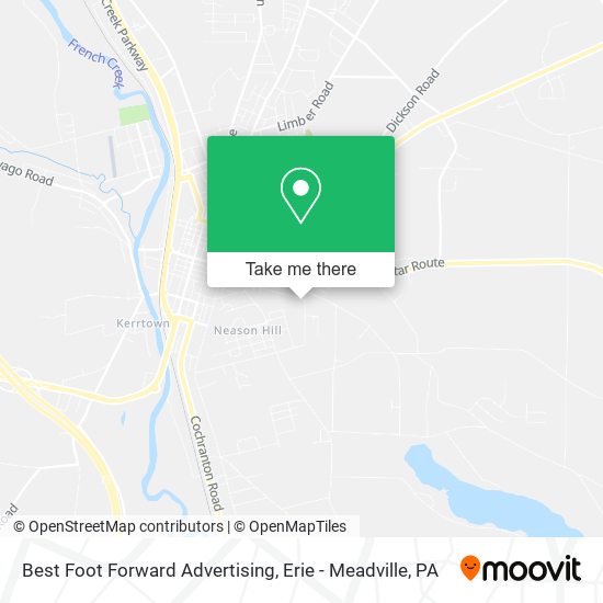 Mapa de Best Foot Forward Advertising