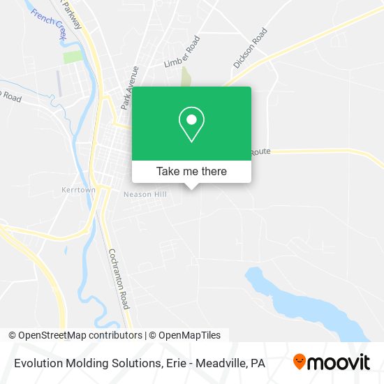 Mapa de Evolution Molding Solutions