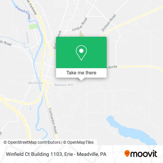 Winfield Ct Building 1103 map