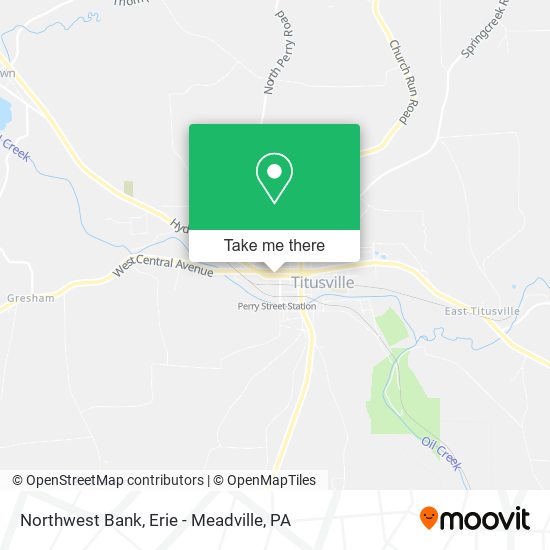 Northwest Bank map