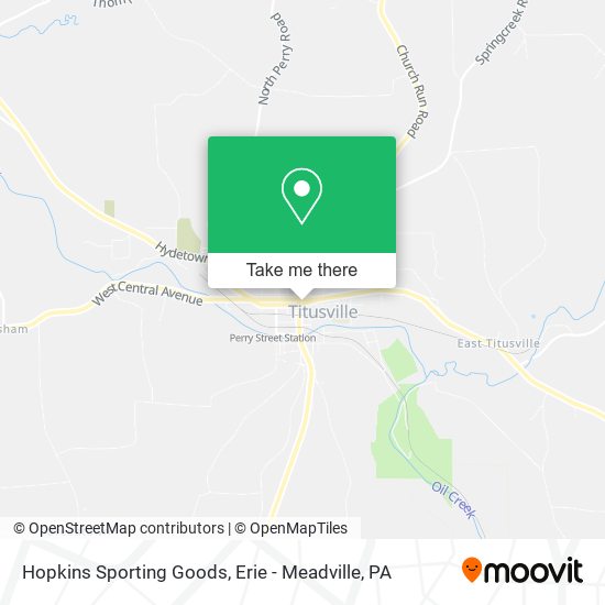 Hopkins Sporting Goods map