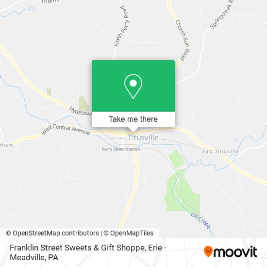Mapa de Franklin Street Sweets & Gift Shoppe