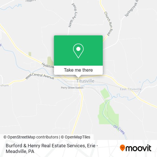 Burford & Henry Real Estate Services map
