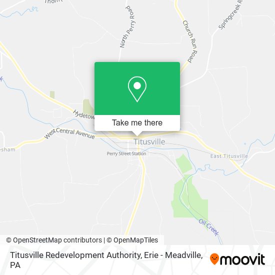 Titusville Redevelopment Authority map