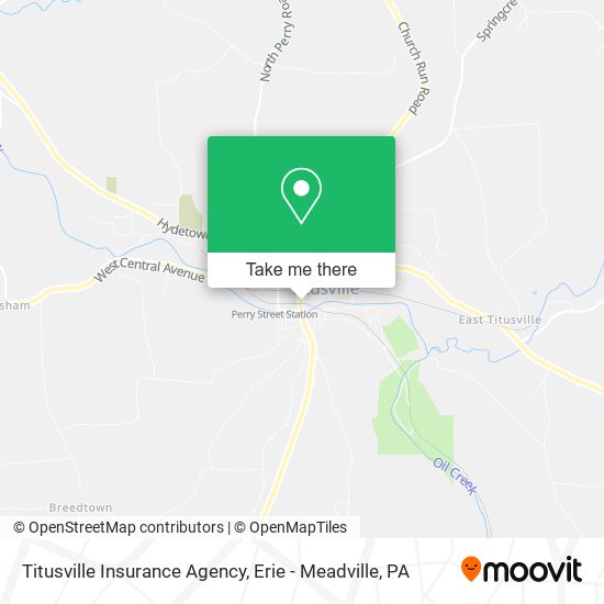 Titusville Insurance Agency map