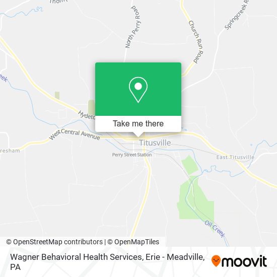 Wagner Behavioral Health Services map