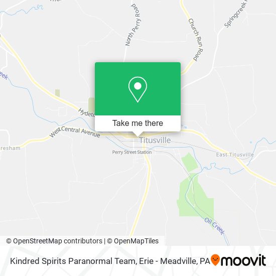 Mapa de Kindred Spirits Paranormal Team