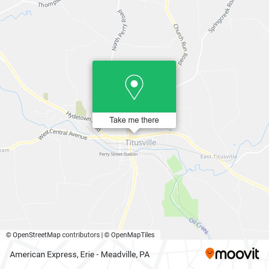 American Express map