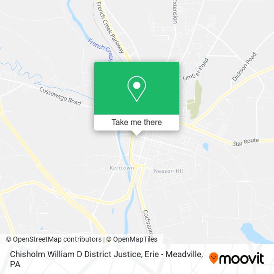 Chisholm William D District Justice map