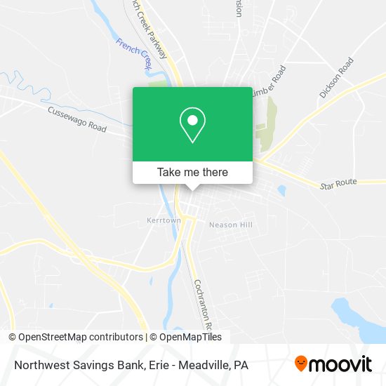 Mapa de Northwest Savings Bank