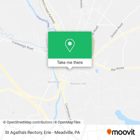 St Agatha's Rectory map