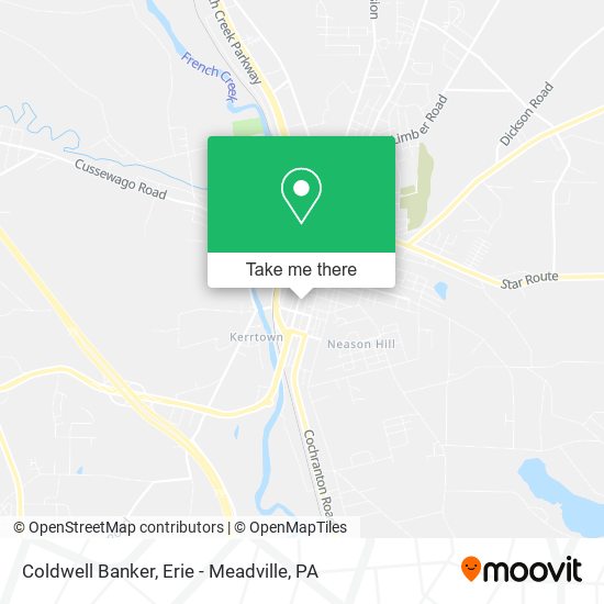 Coldwell Banker map