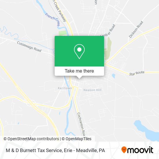 Mapa de M & D Burnett Tax Service