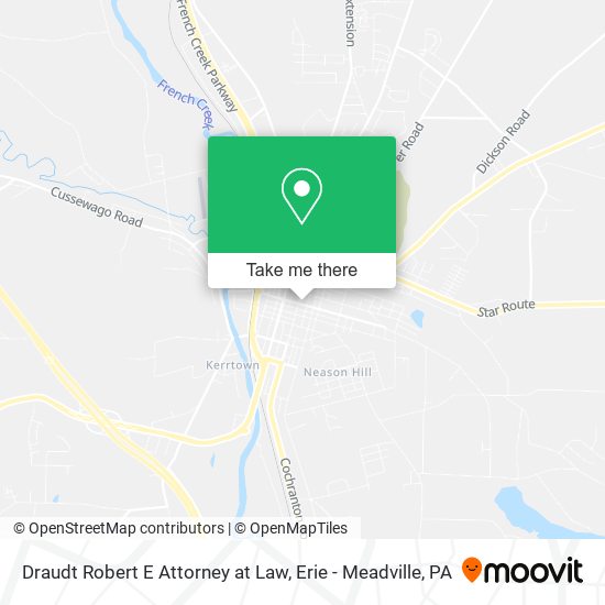 Draudt Robert E Attorney at Law map