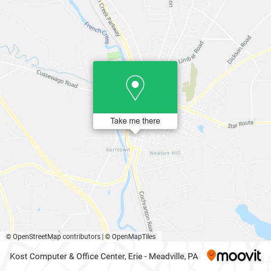 Kost Computer & Office Center map