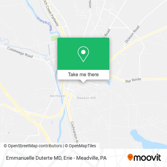 Mapa de Emmanuelle Duterte MD