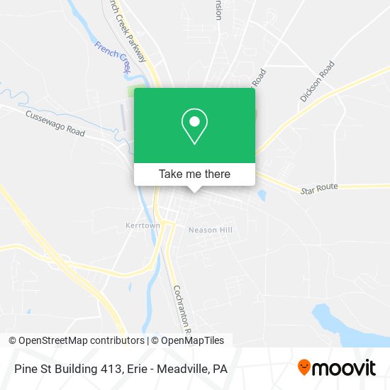 Mapa de Pine St Building 413