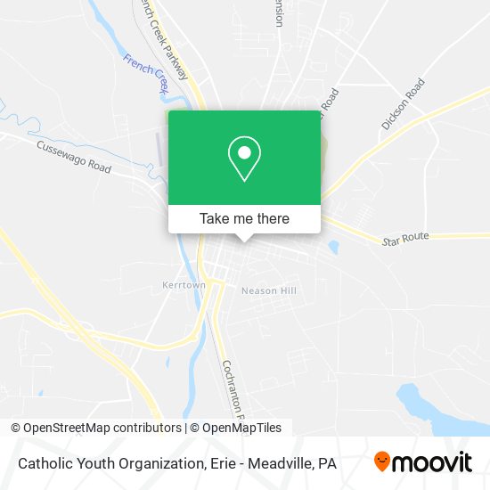 Catholic Youth Organization map