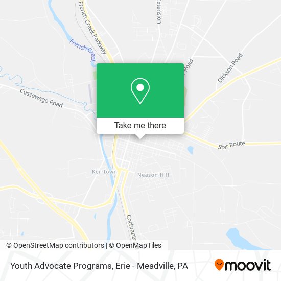 Youth Advocate Programs map