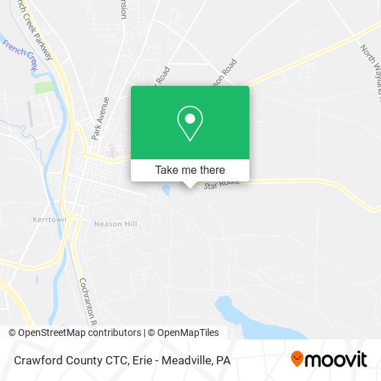 Crawford County CTC map