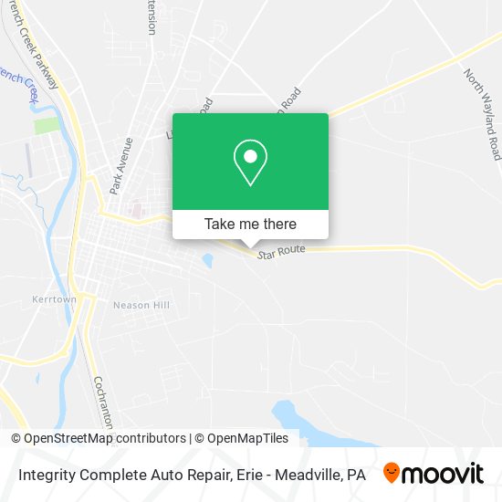 Integrity Complete Auto Repair map