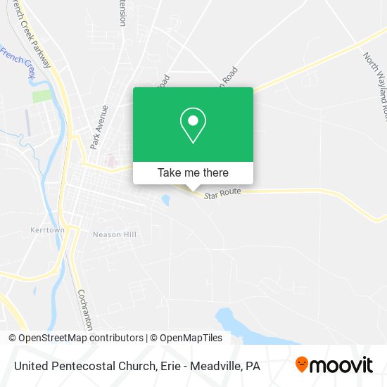 United Pentecostal Church map