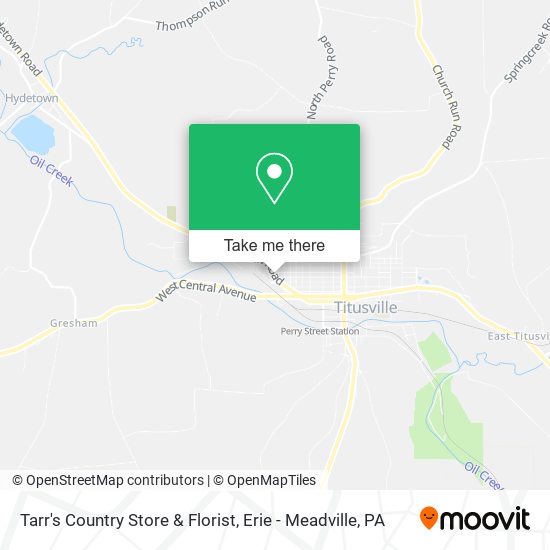 Tarr's Country Store & Florist map