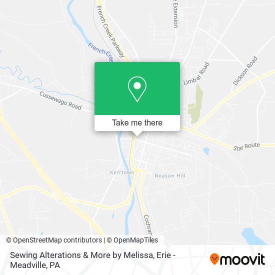 Sewing Alterations & More by Melissa map