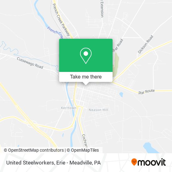 United Steelworkers map