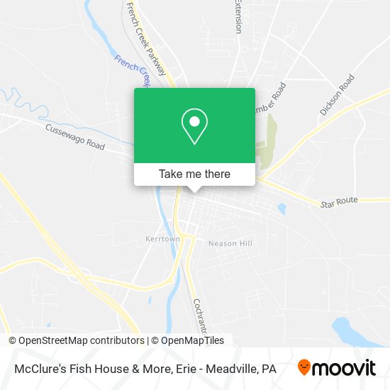 Mapa de McClure's Fish House & More