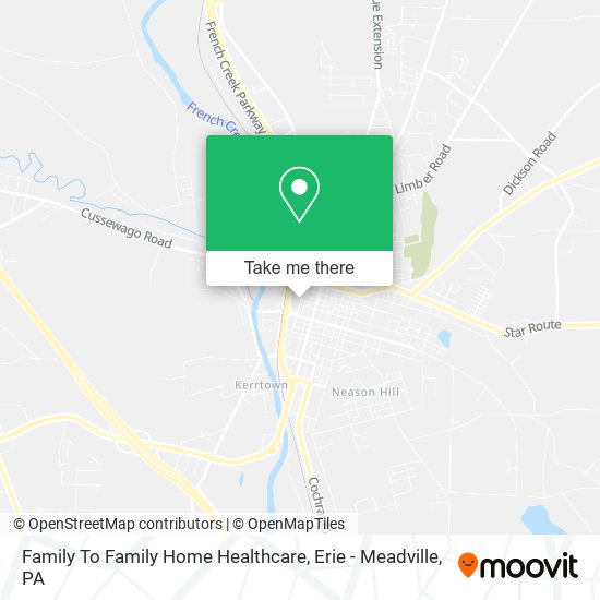 Mapa de Family To Family Home Healthcare