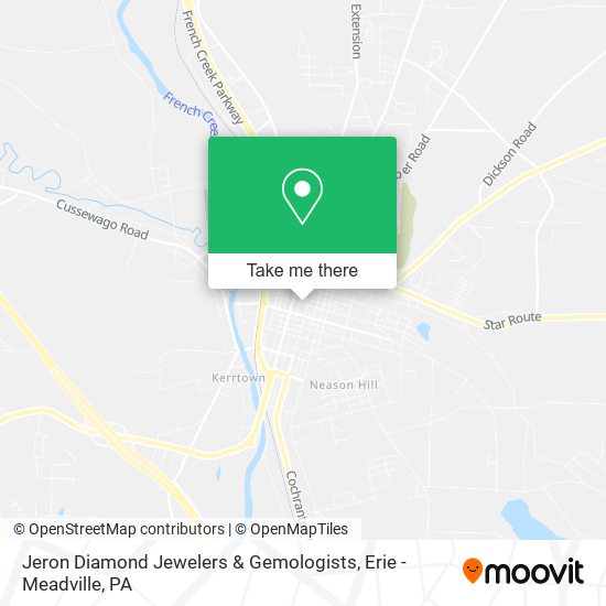 Jeron Diamond Jewelers & Gemologists map