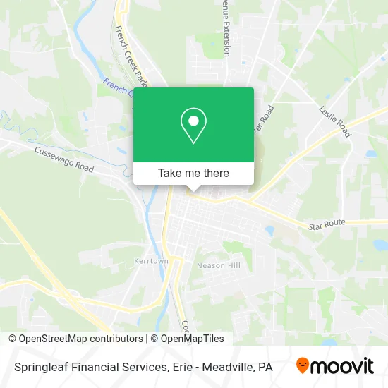 Springleaf Financial Services map