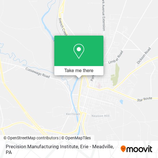 Precision Manufacturing Institute map