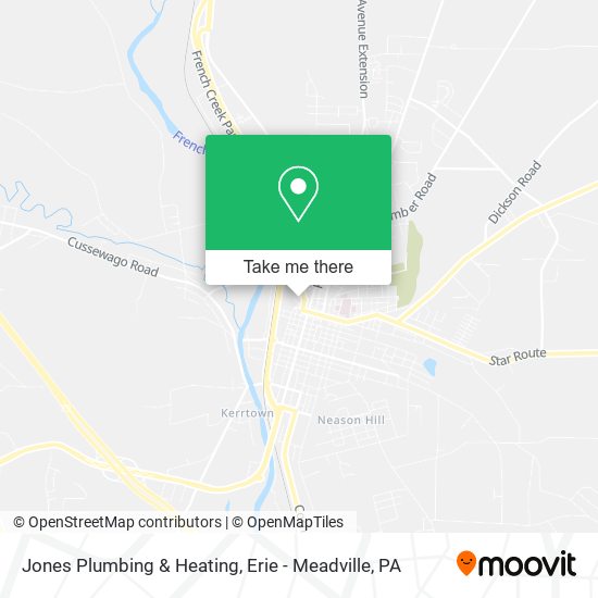 Mapa de Jones Plumbing & Heating