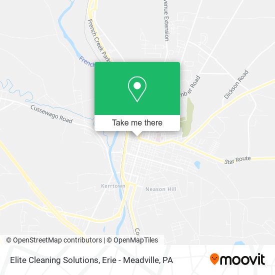 Elite Cleaning Solutions map