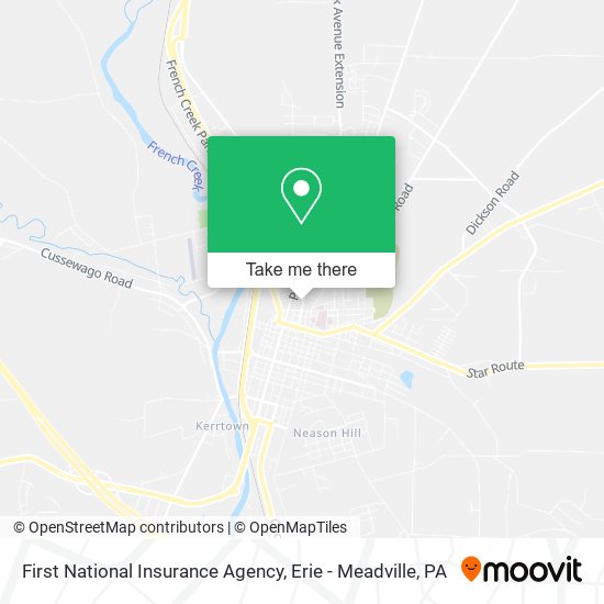 Mapa de First National Insurance Agency