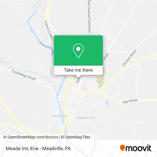 Mapa de Meade Inn