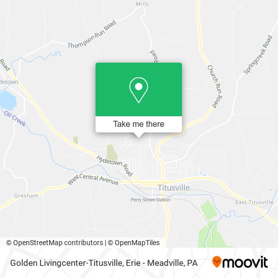 Mapa de Golden Livingcenter-Titusville