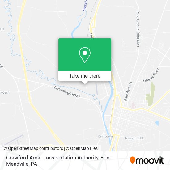 Crawford Area Transportation Authority map